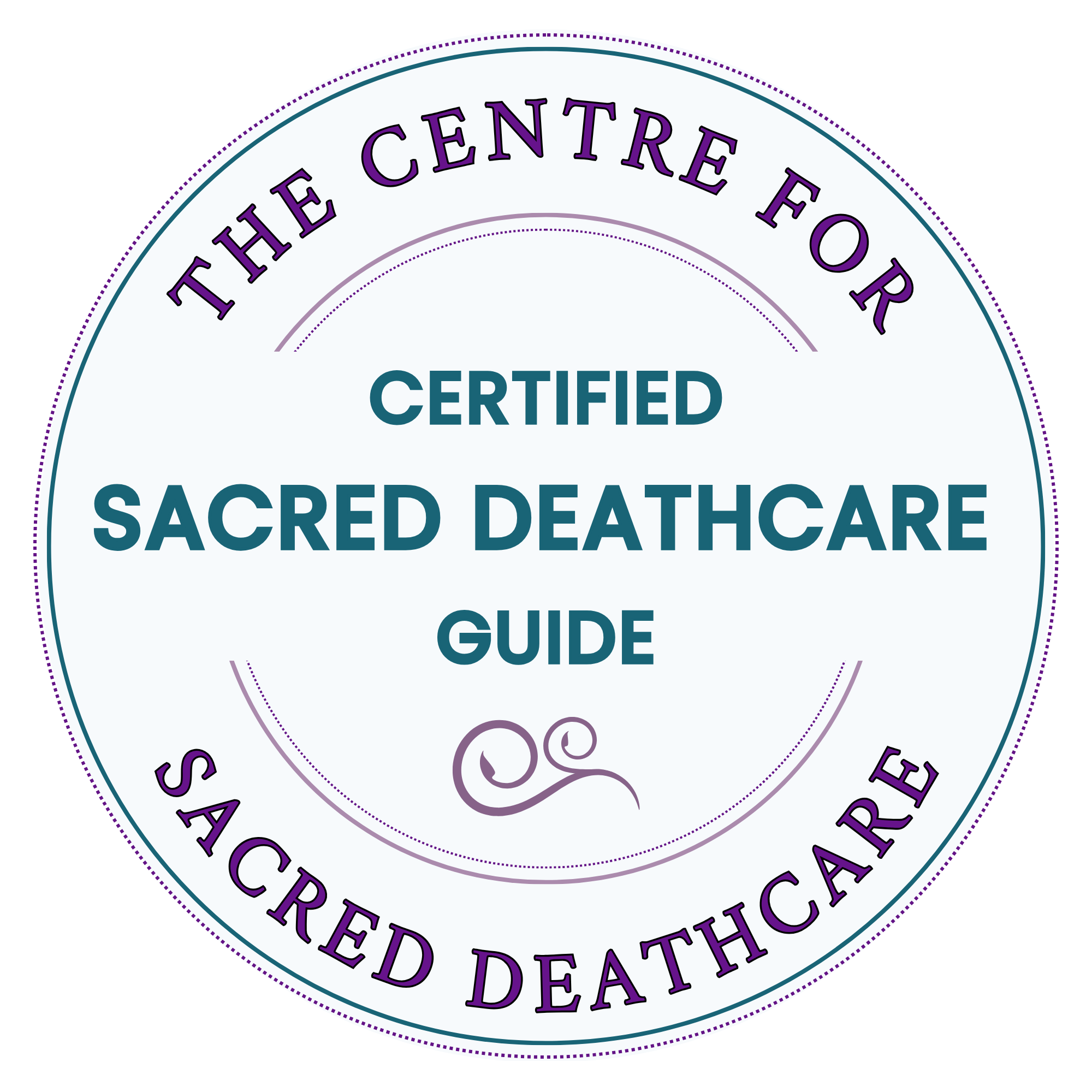 sacred deathcare guide badge